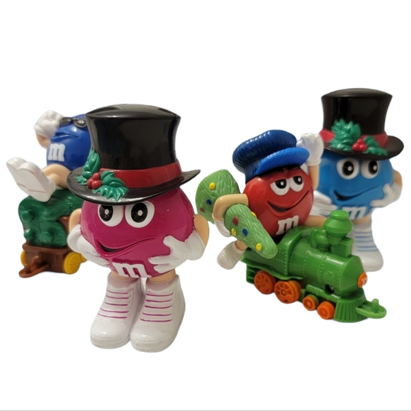 M&M'S Other - Vintage 00's Mars M&M's Candies Collectible Holiday Figurines